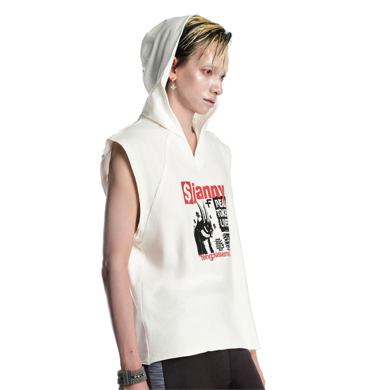 JANNY HOODED TANK TOP